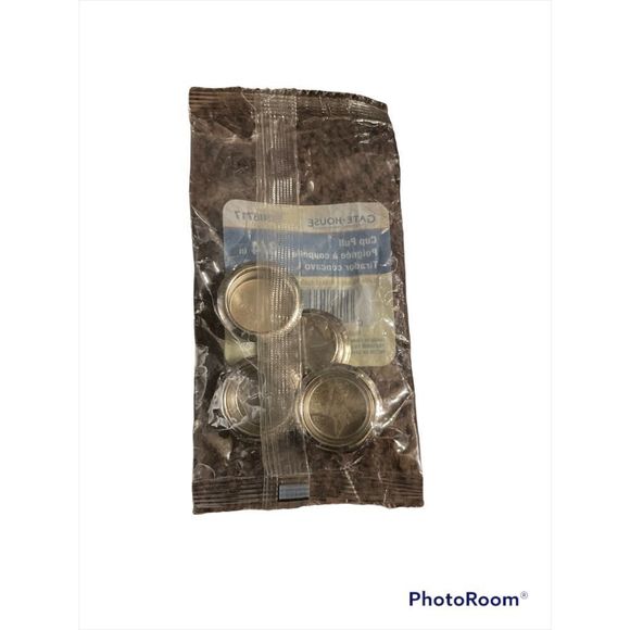 Cup pull satin nickel 3/4 in - Picture 2 of 2